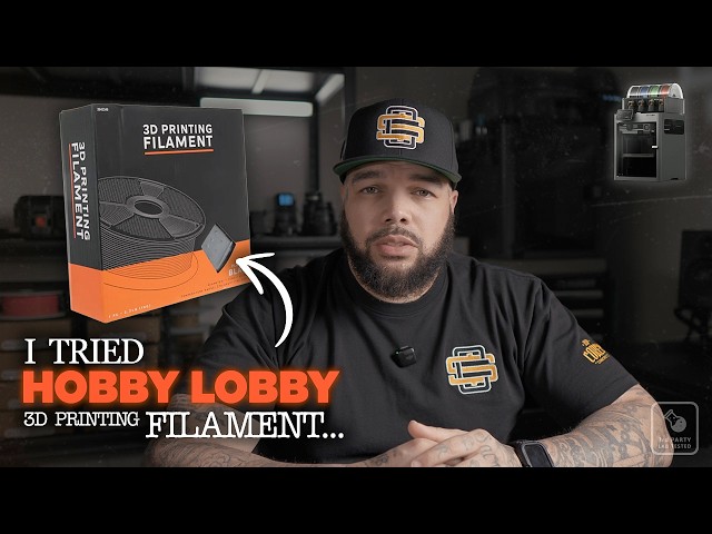 Hobby Lobby Filament + Build Plate Review ✔️