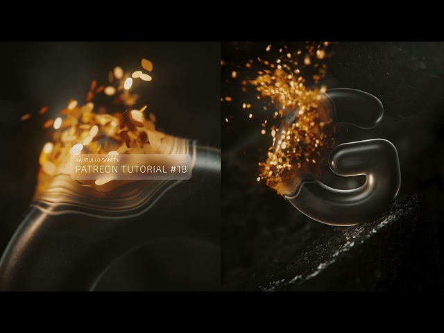 Cinema 4D / Redshift Tutorial - Turning Cloth into Flowing Particles