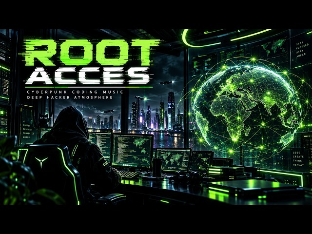 🔴 ROOT ACCES | Cyberpunk Coding Music | Deep Hacker Atmosphere