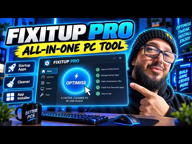 I Built FixItUp Pro – The All-in-One Windows PC Optimisation Tool