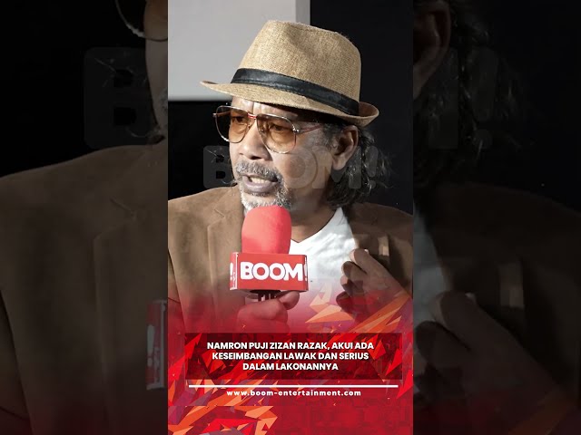 Namron Puji Zizan Razak, Akui Ada Keseimbangan Lawak Dan Serius Dalam Lakonannya. #boom #namron