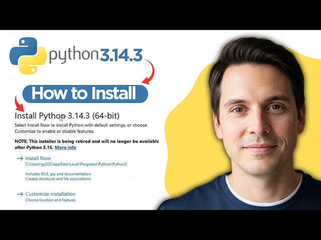 How to Install Python 3 14 3 on Windows 10/11 (2026 Full Guide)