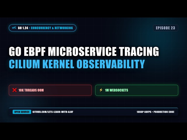Go eBPF Microservice Tracing: Cilium Kernel Observability