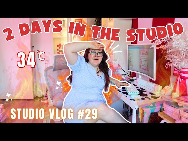 STUDIO VLOG - Brand Deals, Packing Orders & Making Customs