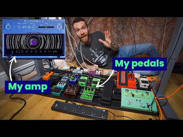 Using guitar pedals with amp sims | My hybrid guitar rig