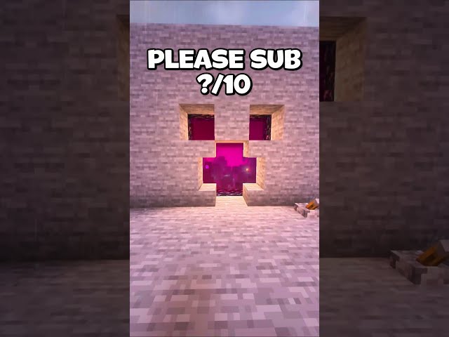 Creaper Protal in Minecraft #story   #minecraft   #tutorial