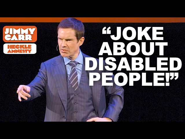 When a Heckler Asks For Jokes About Disabled People | Jimmy Carr