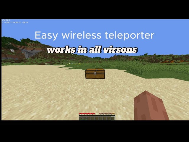 Minecraft wireless teleporter