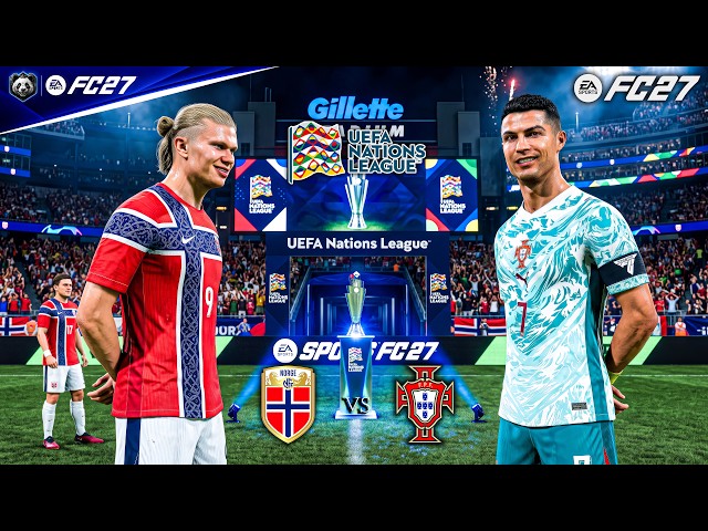 FC 27 - Norway vs. Portugal - UEFA Nations League Full Match Gameplay | PS5™ Pro [4K60]