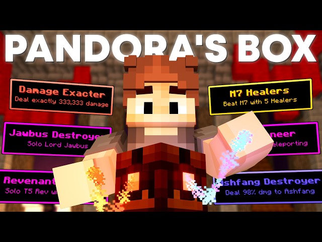 How I Completed Hypixel SkyBlock's HARDEST CHALLENGES!