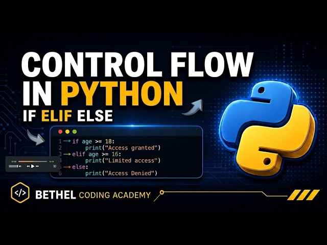 Control Flow in Python - If Elif Else Statements