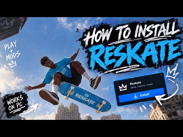 HOW TO DOWNLOAD RESKATE MOD IN SKATE.