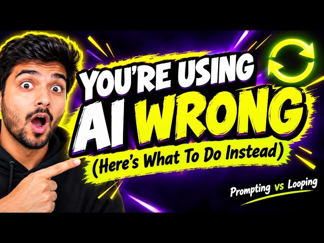 Stop Prompting AI. Start Looping.