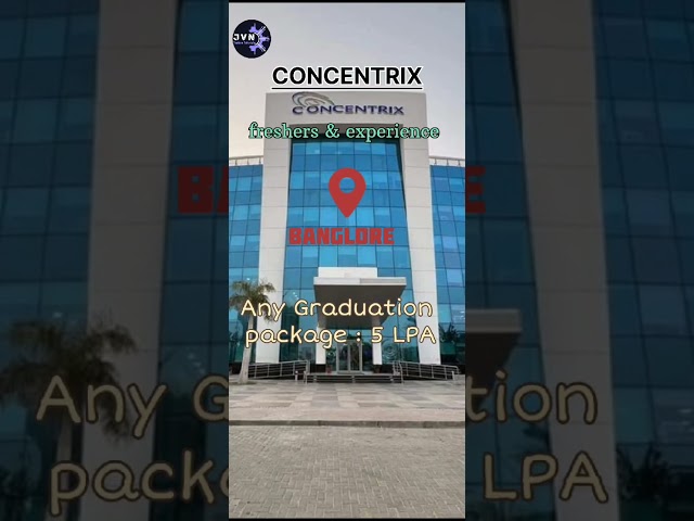 HURRY! #concentrix #job Available for Freshers & Experience NOW!
