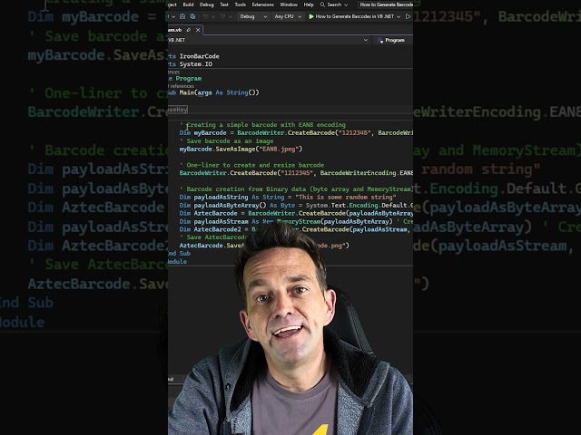 How to Create Barcodes in VB .NET