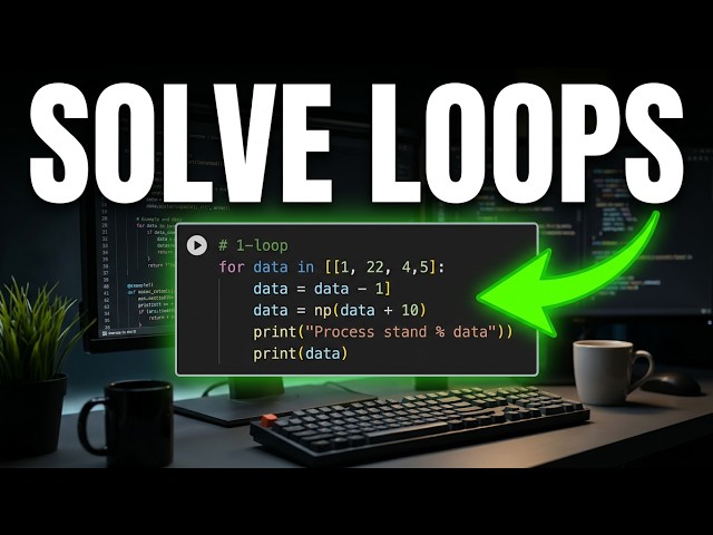 Solve 10 Loops problem on Python Live Class