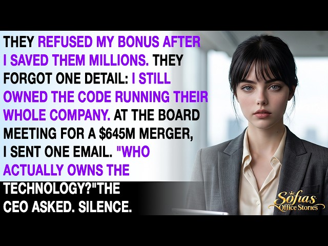 I Saved Them Millions, But They Denied My Bonus—Then the CEO Asked About the Code