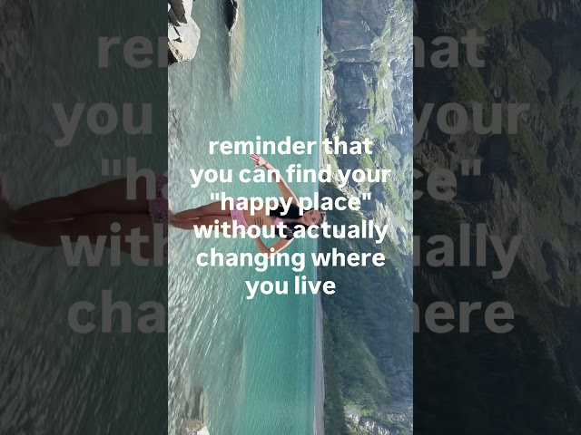 a healthy space can be created & start small with the little things you CAN control  #healthymindset