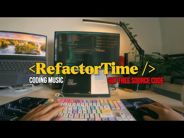 Refactor Time – Ambient Coding Music for Full Concentration | Free Portfolio Source Code