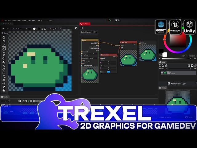 Trexel Revealed: Node-Based 2D Art App for Game Devs