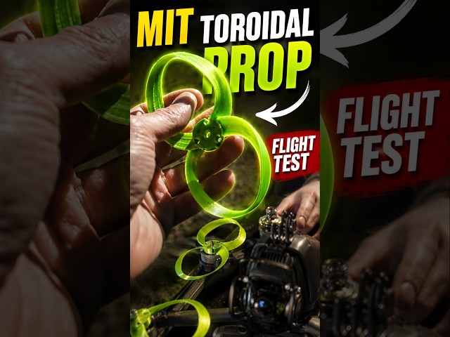 Testing MIT's Toroidal Drone Propeller Design & Sound #shorts