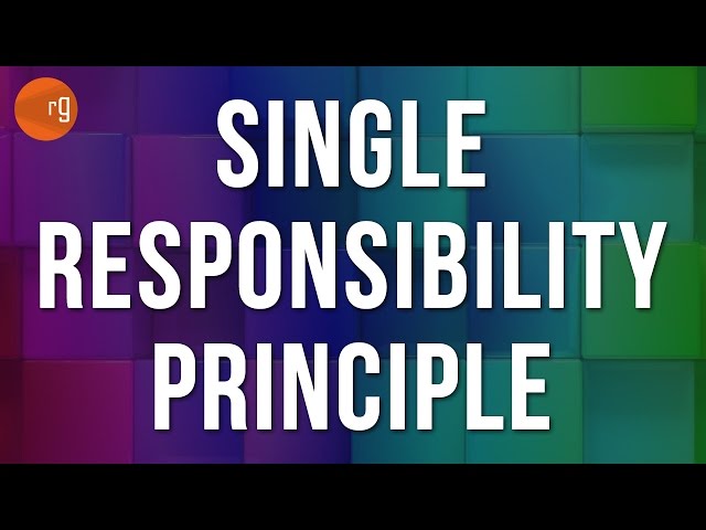 SOLID Principles - Single Responsibility (PHP Tutorial Part 1/5)