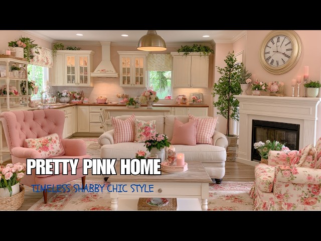 From Plain to Pretty | Beautiful Pink Shabby Chic Small Home Transformations