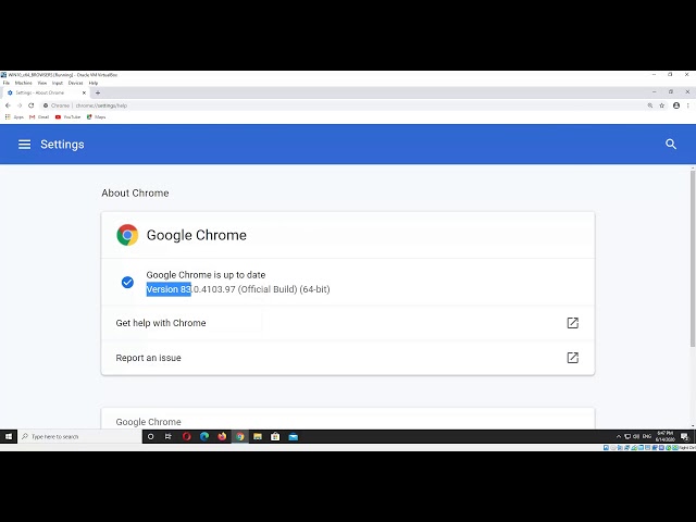 Check Google Chrome version