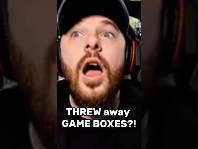 Idiot threw away HIS RETRO GAMES?!