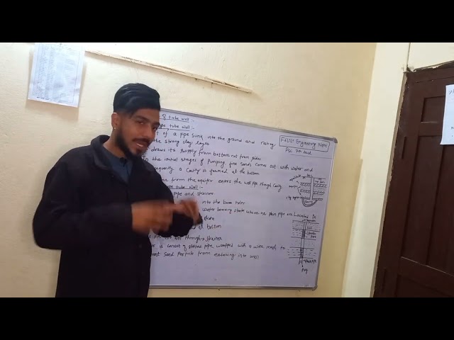 civil engineering loksewa ,7th level ,Subjective,Water supply, source of water, Type of Tube well