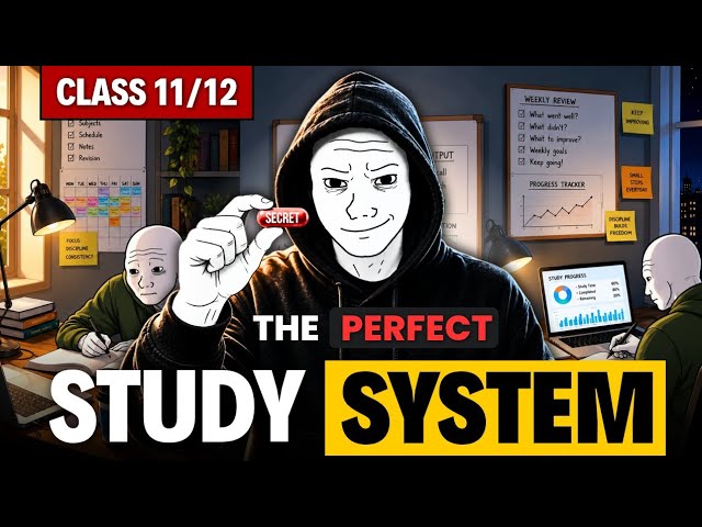 The Only Study System You Need to Finish Your Syllabus 🔥| Class 11th/12th (All Streams)