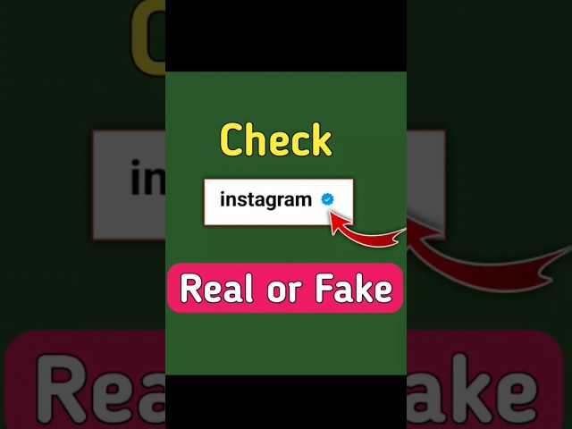 Check Instagram Bluetick Real or Fake
