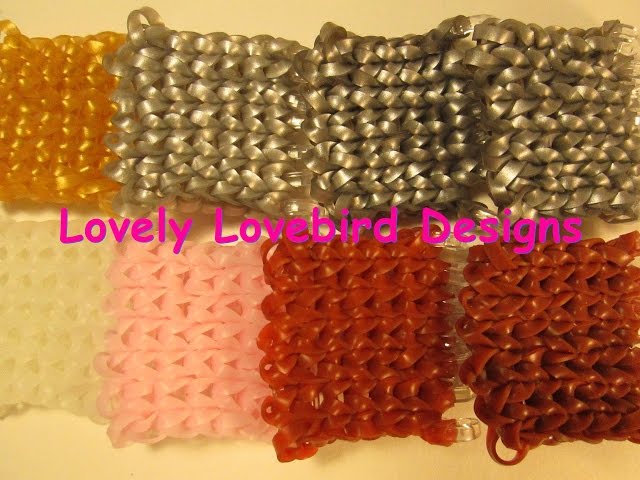 New Alpha Loom Band Colors Review. Rainbow Loom.