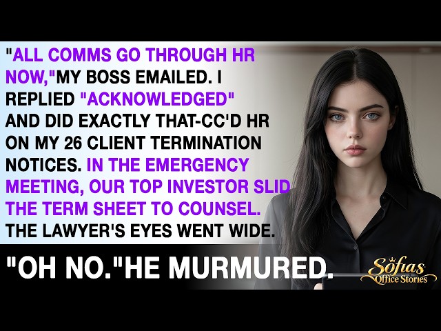 Boss Said “All Comms Go Through HR”—So I Did: 26 Client Terminations Later, Silence