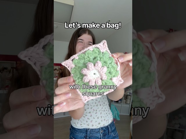 This may be the cutest bag I’ve ever made #crochet #diy