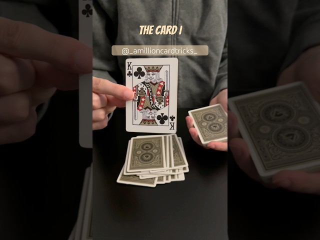 My First Card Trick Still BLOWS MINDS Today 🤯 1 Minute Tutorial #magic #tricks #tutorial