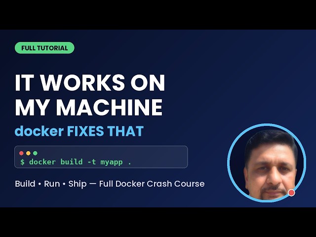 "It Works On My Machine" — Fixed with Docker (Full Tutorial)