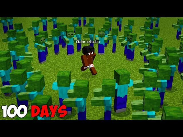 100 DIAS no Minecraft APOCALIPSE ZUMBI! (LIVE) #minecraft #100dias