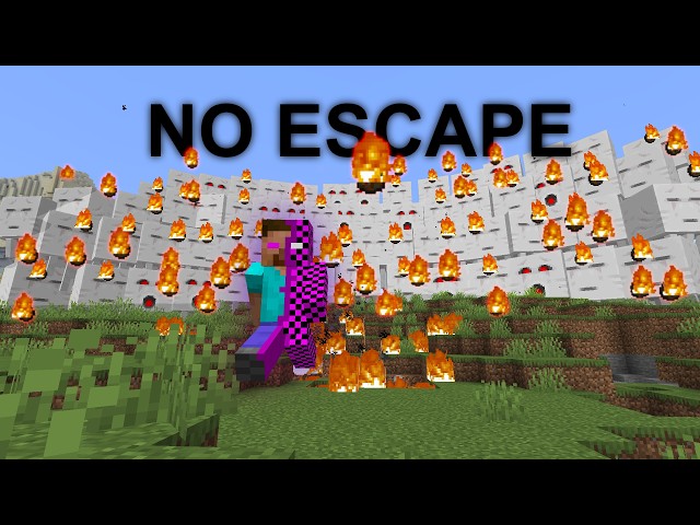 Beating Minecraft against an Unkillable Ghast Army