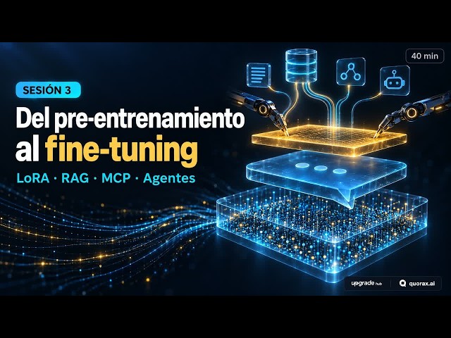 Curso de IA generativa · Sesión 3: del pre-entrenamiento al fine-tuning, RAG, MCP y agentes