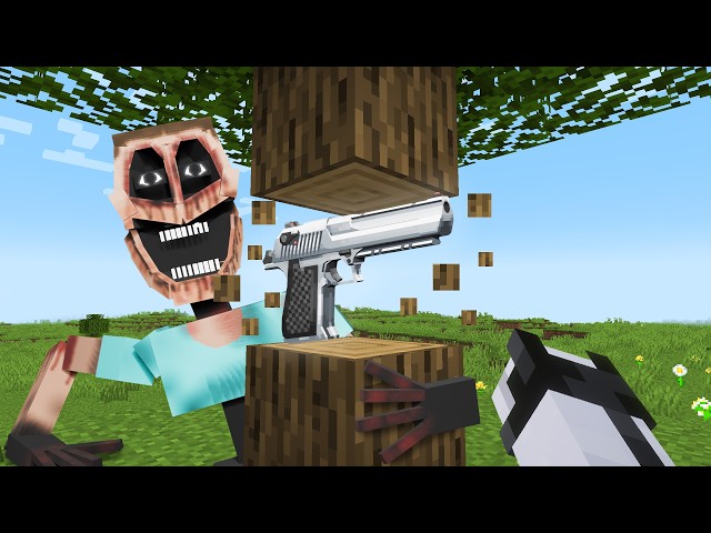 Horror Minecraft, But Drops Are GUNS