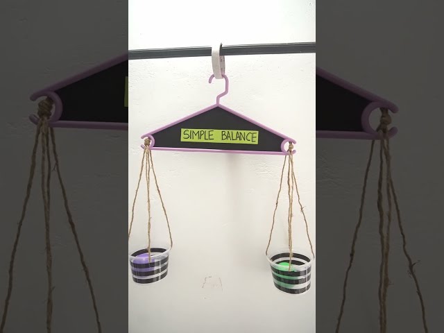 How to Make a Simple Balance Scale | School Science Exhibition Model | Simple Balance Working Model