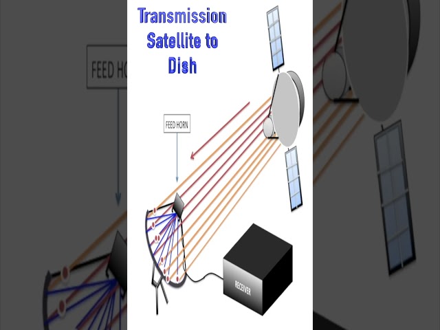 How Satellite Dishes Really Send & Receive Signals! 🚀📡