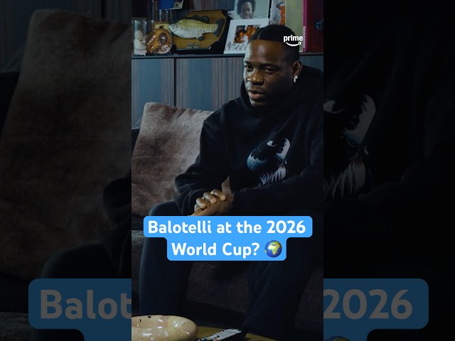 Could Balotelli LEAD THE LINE for Italy at the 2026 World Cup? 🌎 #balotelli #italy #worldcup #ucl