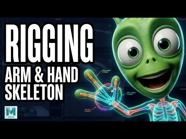 Maya Alien Rigging: The Arm and Hand Skeleton