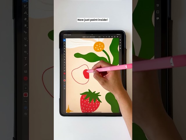 🎨 Have you tried the new Paint Inside tool in @Adobe Fresco drawing app yet? 🙌🏼 #adobefresco