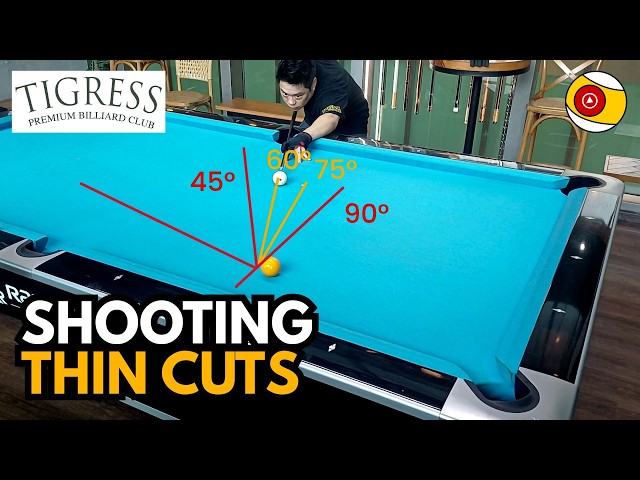 How to Shoot (Not Aim) Thin Cut Shots in Pool