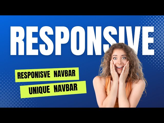 How to Create a Responsive Navbar using HTML CSS and JavaScript? | Download Source Code