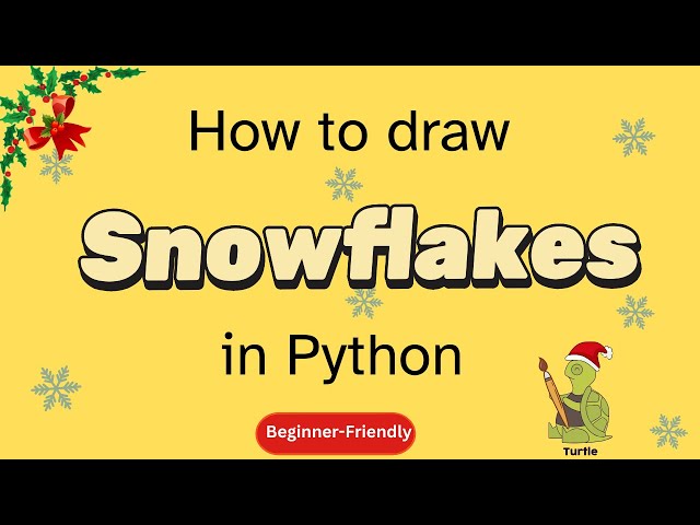 Beginner Python Turtle Project | Snowflake Pattern| Episode - 7