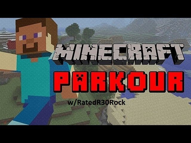 Minecraft One In A Day Parkour w/ RatedR30Rock